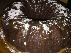 Chocolate Kahlua cake